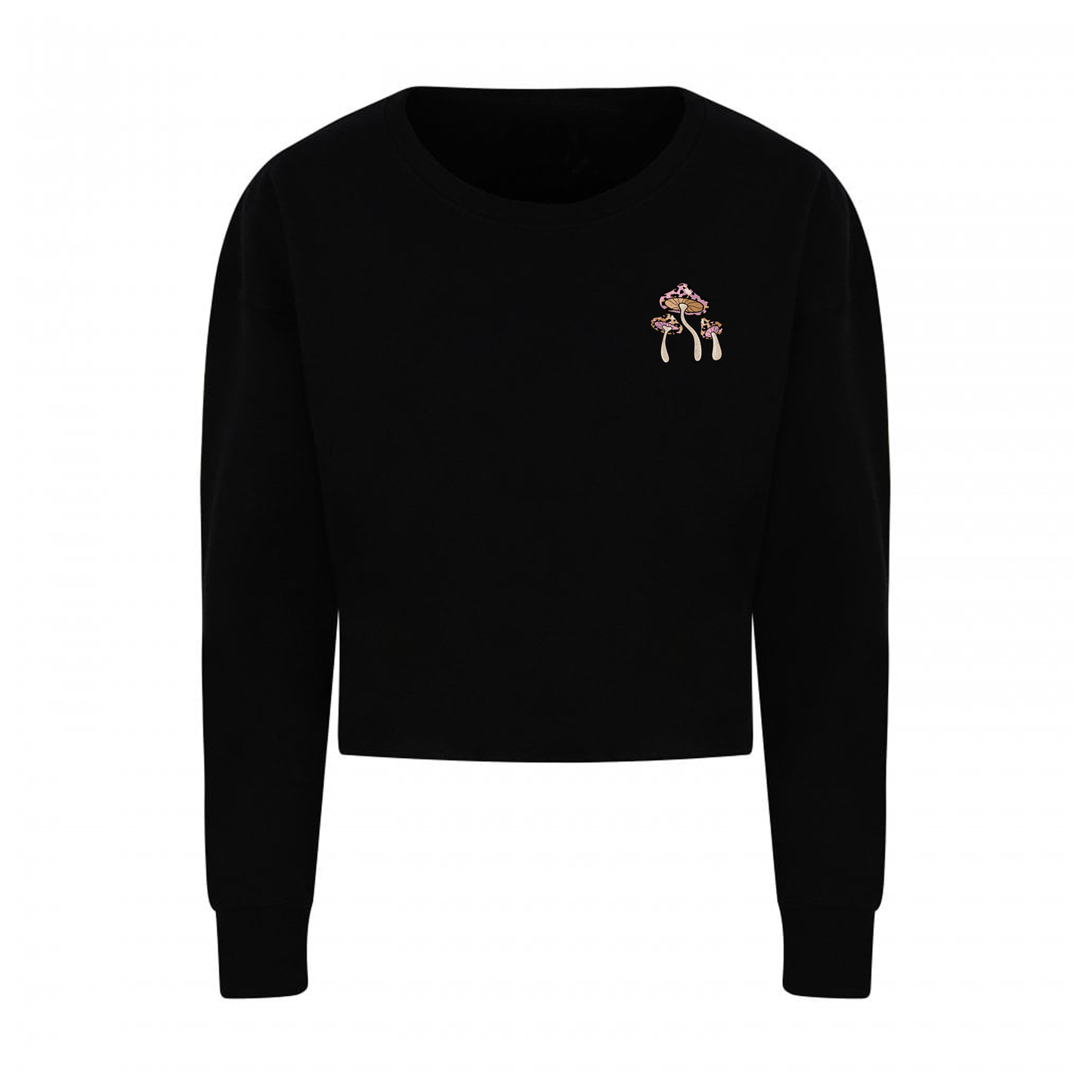 Maneki-Neko Cropped Sweatshirt