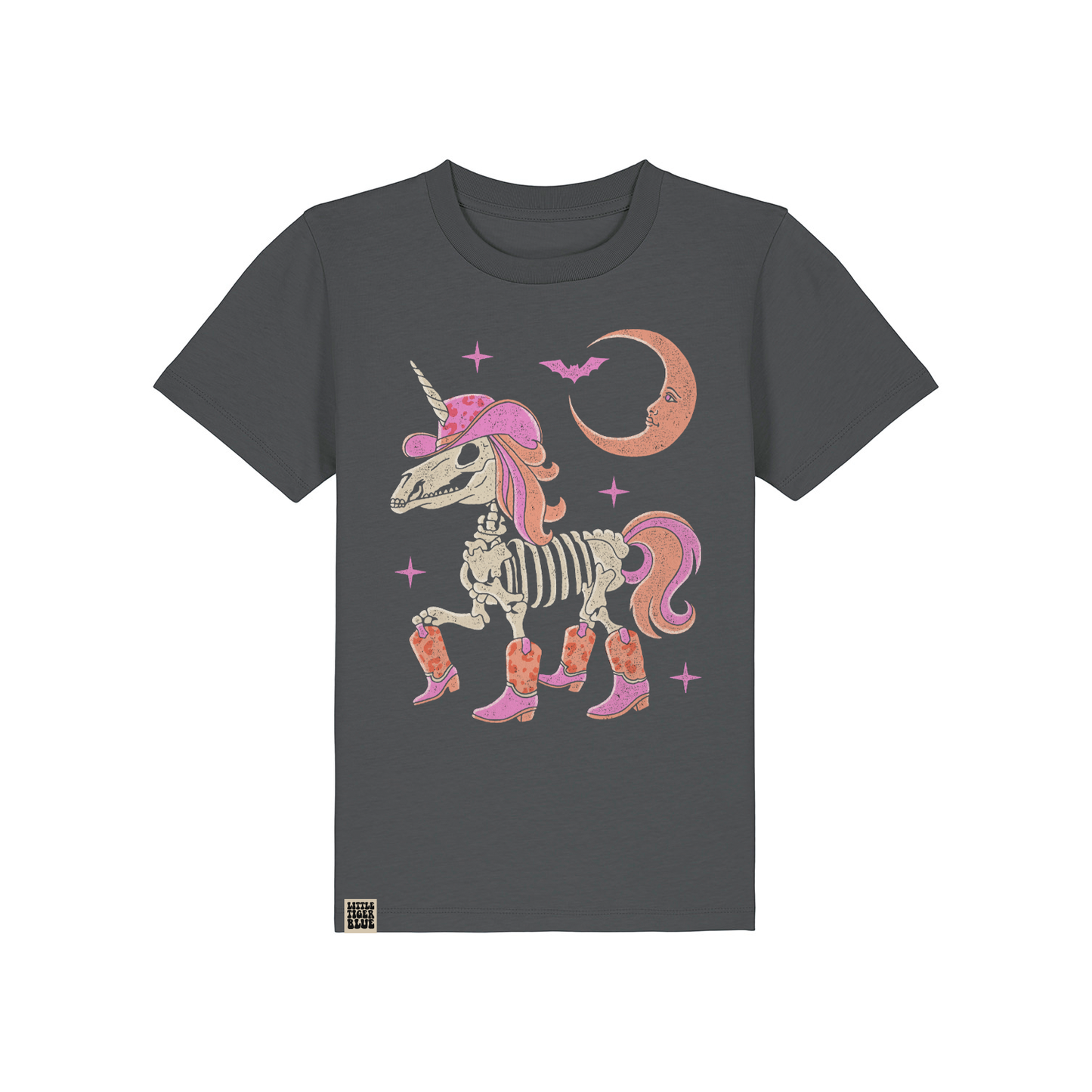 Howdy Unicorn T-Shirt Black