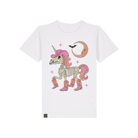 Howdy Unicorn T-Shirt White