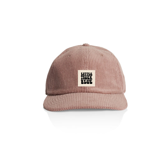 HAZY PINK 6 Panel Corduroy Cap