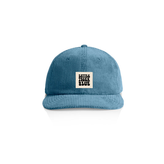 SLATE BLUE 6 Panel Corduroy Cap