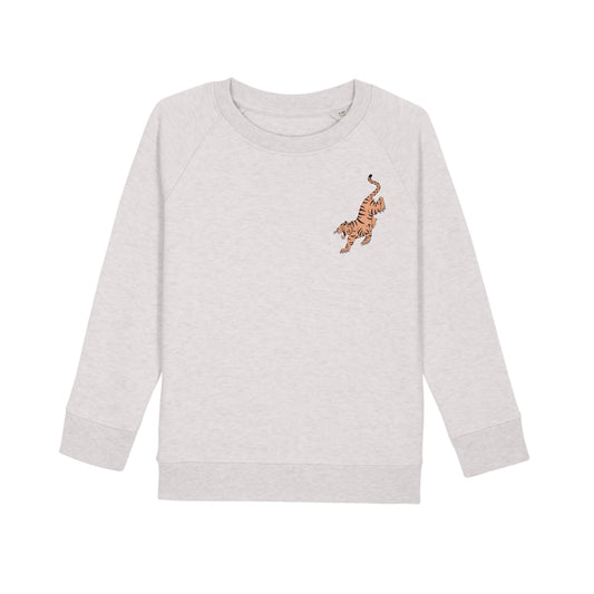 Heather Grey Tiger Sweatshirt